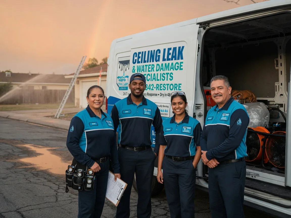 Ceiling Leak Cleanup company in Gustine, TX